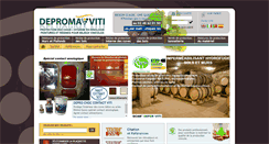 Desktop Screenshot of deproma-viti.com